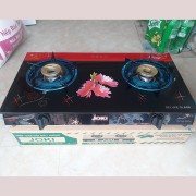 Bếp gas đôi dương JOKI 2019 (R70cm/Mặt kính/R70xS41xC12mm/12 Tháng)