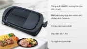 Vỉ nướng Bluestone (Singapore) EGB-7411 (R565xS340xC95mm/2000W/Chống dính Ceramic/Khay hứng dầu/5 số/24 Tháng)