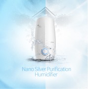 Máy tạo ẩm thông minh DEERMA DEM-F370 (280ml/h/3 Lít/2 Vòi phun xoay 360o/Kháng khuẩn bạc Nano/Siêu êm/12 Tháng)
