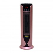 Quạt sưởi gốm Ceramic FujiE CH-1600RM (Màu vàng hồng đen/2 số/1000W/2000W/Khiển/Màn LCD/Hẹn giờ)